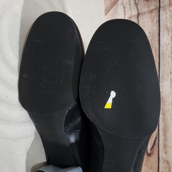 Camper Twins Black Booties Blue and Green Block‎ Heels Size 35 - Picture 16 of 16